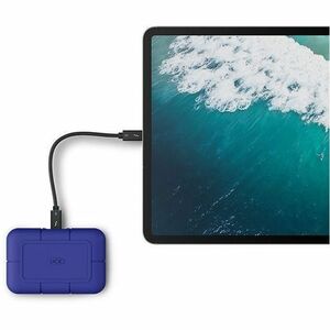 LaCie Rugged SSD Pro5 STNA4000400 4 TB Rugged Solid State Drive - External - Blue - Tablet, Notebook Device Supported - Th