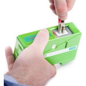 StarTech.com Glasfaserreiniger, Reinigungskassette für Glasfaser Steckverbinder, LC/SC/ST/FC Glasfaserreinigungsbox - Komp
