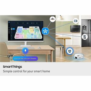 Moniteur LED intelligent Samsung S32FM703UU 32"" Classe 4K UHD - 16:9 - Blanc - 81,3 cm (32"") Viewable - LED Rétroéclaira