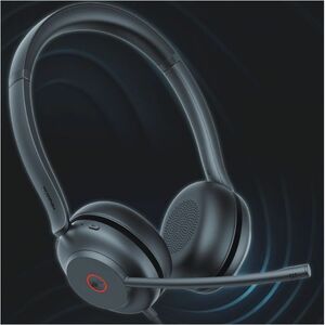 Yealink UH35 Dual USB-C/A Wired Over-the-head Stereo Headset - Black - Microsoft Teams Certification - Binaural - Supra-au