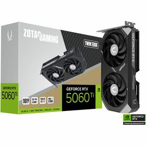 Zotac NVIDIA GeForce RTX 5060 Ti Grafikkarte - 16 GB - 7680 x 4320 - 2,57 GHz Core - 128 Bit Busbreite - DisplayPort - 3 x