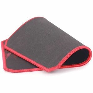 Mouse pad da gaming Gembird - Grande - 400 mm x 450 mm - Nero - Gomma naturale, Schiuma - Anti-scivolo, Anti-strappo - Mouse