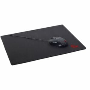 Mouse pad da gaming Gembird - Grande - 400 mm x 450 mm - Nero - Gomma naturale, Schiuma - Anti-scivolo - Mouse