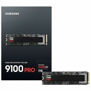 Samsung 9100 PRO 1 TB Solid State Drive - M.2 2280 Internal - PCI Express NVMe (PCI Express NVMe 5.0 x4) - Black - Desktop