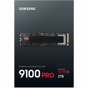Samsung 9100 PRO 2 TB Solid State Drive - M.2 2280 Internal - PCI Express NVMe (PCI Express NVMe 5.0 x4) - Black - Desktop