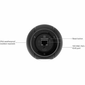 Ubiquiti UniFi G5 4 Megapixel Outdoor 2K Network Camera - Colour - Compact - Black - 20 m Infrared/Color Night Vision - 26