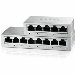 ZYXEL GS-108B v5 8 Ports Ethernet Switch - Fast Ethernet, Gigabit Ethernet - 10/100/1000Base-T - 2 Layer Supported - 4.82 
