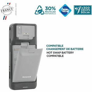 MOBILIS Protech Rugged Case for Handheld Computer - Black - Drop Resistant, Shock Resistant, Bacterial Resistant, Scratch 