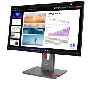 Lenovo ThinkVision P24Q-40 24" Class WQHD LED Monitor - 16:9 - Raven Black - 60.5 cm (23.8") Viewable - In-plane Switching
