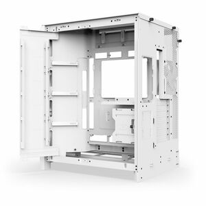 NZXT H9 Flow CM-H92FW-01 Computer Case - ATX Motherboard Supported - Mid-tower - Glass, Tempered Glass, Steel, Galvanized 