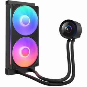 NZXT Kraken Plus 240 RGB RL-KR240-B2 Cooling Fan/Radiator/Pump - Processor - 2 x Fan(s) - 127.51m³/h Maximum Airflow - 240