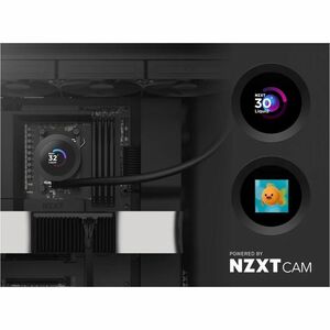 NZXT Kraken Plus 360 RL-KN360-B2 Cooling Fan/Radiator/Pump - Processor - 120 mm Maximum Fan Diameter - 3 x Fan(s) - 124.83
