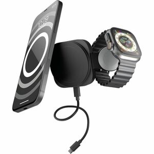OtterBox Carregador por indução - Preto - Para Smartphone, Smartwatch, iPhone, AirPod - Conectores de entrada: USB - Magné