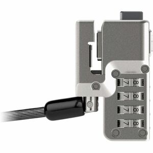 Kensington Cable de Bloqueo Para Portátil, Tableta - 1.80m Cable - Reiniciable - Cerradura de combinación - Negro - Acero 