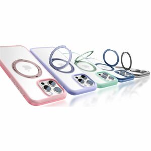 TORRAS Ostand R Fusion Hülle für Apple iPhone 16 Pro Max Smartphone - Schwarz - Fingerabdruckresistent, Staubfest, Rutschf