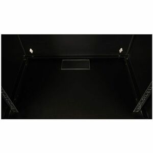 Roline 9U Wandmontierbar Geschlossener Schrank Rackschrank für Networking380 mm Rack Depth - Schwarz - Glas, Stahl, Blech 