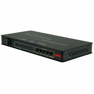 Roline HDMI-Switcher - Schwarz - 4 x Inputs - 1 x Ausgänge - 4 x HDMI Ein - 1 x HDMI Aus - TV, Monitor, Blu-ray-Disc-Playe