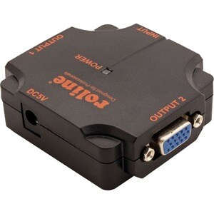 Roline Videoadapter - 1 - 1920 x 1440 Supported - Schwarz