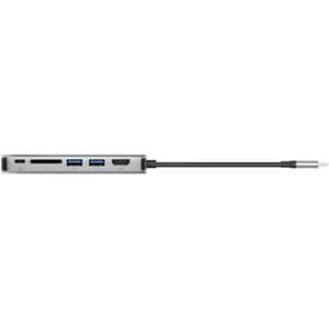 Belkin Connect USB-C 6-in-1 Multiport Hub - for Notebook, Desktop PC, Tablet PC, Smartphone, Monitor - Memory Card Reader 