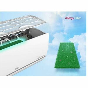 Aire acondicionado de pared LG DUALCOOL VM242H9 con Motor inversor digital - Blanco, Negro - Refrigerador, Calentador - 24