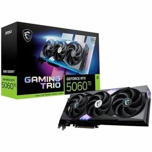 MSI NVIDIA GeForce RTX 5060 Ti Graphic Card - 8 GB GDDR7 - 7680 x 4320 - 2.66 GHz Boost Clock - 128 bit Bus Width - PCI Ex