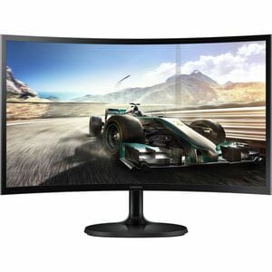Monitor LCD Samsung Essential S3 S24D360GAL 24" Class Full HD Pantalla curva - 16:9 - Negro - 61cm (24") Viewable - Vertic