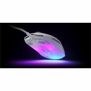 SteelSeries Rival 3 Gen 2 Gaming Mouse - TrueMove Core - Cable - White - 8500 dpi - 6 Button(s) - Right-handed