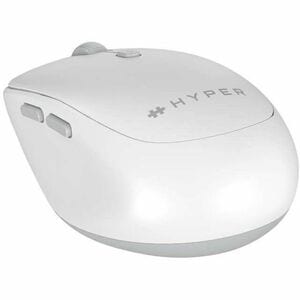 Hyper HyperSpace HS2100GL Mid Size Mouse - Bluetooth - Space Gray - Wireless - 1 x AA Battery Supported