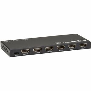 Tripp Lite series 5-Port HDMI Switch with Remote Control - 8K 60 Hz, UHD, 4:4:4, HDR10+, HDCP 2.3 - 7680 x 4320 - 8K, 4K -