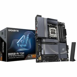 Gigabyte Ultra Durable B850 AI TOP Gaming Desktop Motherboard - AMD B850 Chipset - Socket AM5 - ATX - Ryzen 7 Processor Su
