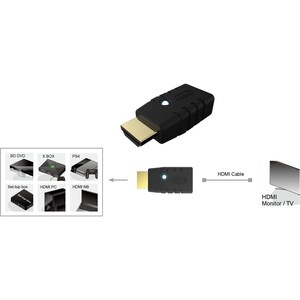 Roline A/V Adapter - 30 - 1 x HDMI Digital Audio/Video Male - 1 x HDMI Digital Audio/Video Female - 3840 x 2160 Supported 