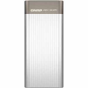 QNAP QNA-UC10G1SF 10-Gigabit-Ethernet-Adapter für Computer - 10GBase-X - SFP+ - Tragbar - USB-Typ C - 10 Gbit/s Datenübert