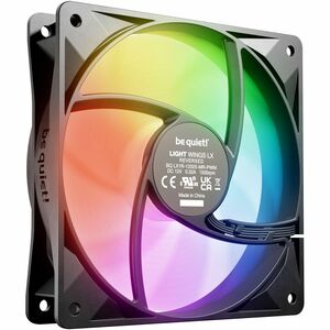 be quiet! Light Wings LX BL132 Kühllüfter - 1 x Fan(s) - 148,66m³/h Maximum Airflow - 1600 U/Min - Rillenlager - ARGB LED 