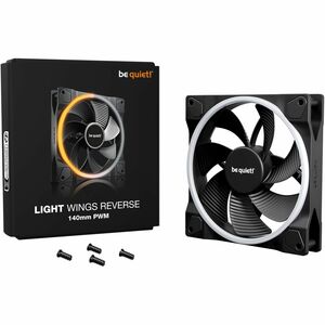 be quiet! Light Wings BL134 Kühllüfter - 140 mm Maximum Fan Diameter - 1 x Fan(s) - 87,33m³/h Maximum Airflow - 1300 U/Min