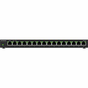 Netgear Business GS316v3 16 Anschlüsse Ethernet-Switch - Gigabit-Ethernet, Fast Ethernet - 10/100/1000Base-T - 2 Unterstüt