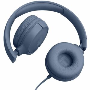 JBL Tune 520C Wired On-ear, Over-the-head, Over-the-ear Stereo Headset - Blue - Binaural - Ear-cup - 32 Ohm - 10 Hz to 40 