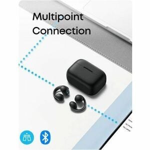 soundcore AeroClip | Open-Ear Clip-On Earbuds with Adaptive Comfort - Stereo - True Wireless - Bluetooth - Open-ear, Earbu