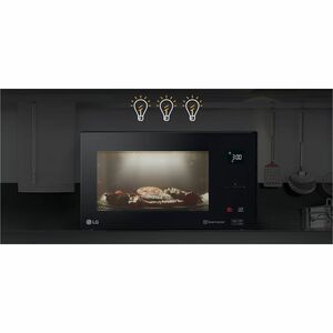 LG NeoChef MH1596DIR Uno solo Horno de microondas - Negro - 42.48L Capacidad - Microondas, Gratinado (Grill), Asar - 1.35k