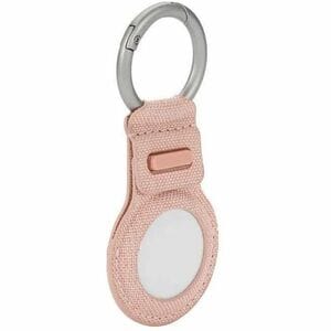Incase Woolenex AirTag Asset Tracking Tag Holder - 91.4 mm x 40.6 mm x 5.1 mm x - Metal, Polyester - Blush Pink - Key Ring