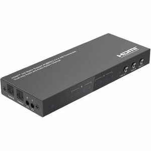 Value Audio/Video Switchbox - Cable - 3840 x 2160 - 4K, Full HD, 4K UHD, 2K - 1080p - 4 Input Device - 2 Display - Noteboo