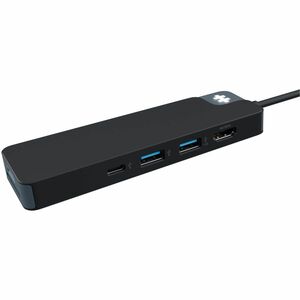 Hyper HyperDrive HD4102BKGL USB Type C Docking Station for Monitor, Notebook, Tablet PC, Hard Drive, Keyboard - Charging C
