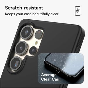ZAGG Milan Snap Hülle für Samsung Galaxy S25 Ultra Smartphone - Strukturierte Griffflächen - Schwarz - Sturzsicher, Rutsch