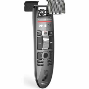 Philips SpeechMike Premium Touch SMP3710 Digital Voice Recorder - [Built-in] Speaker, Microphone - Electret Condenser Micr