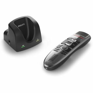 Philips SpeechMike Premium Air SMP4000 Digital Voice Recorder - [Built-in] Microphone, Speaker - Electret Condenser Microp