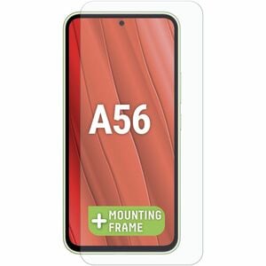 Displex Real Glass 10H, 9H Gehärtetes Glas Displayschutz für Samsung Galaxy A56 - Transparent - 1 - für Super AMOLED Smart