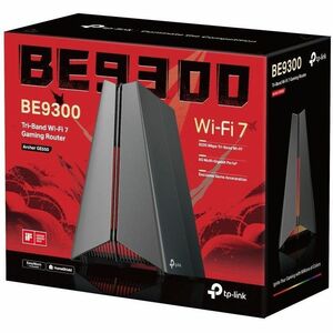 Router wireless TP-Link Archer GE550 - Wi-Fi 7 - Ethernet - Tribanda - 2,40 GHz ISM band - 6 GHz Banda UNII - 1,13 GB/s Ve