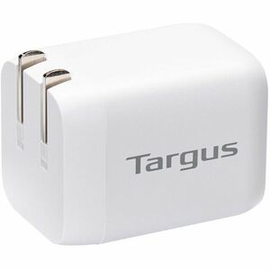 Targus® 65W Multi-Port GaN Wall Charger - 65 W - 3.28 ft Cable - 120 V AC, 230 V AC Input - 5 V DC, 9 V DC, 12 V DC, 15 V 