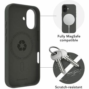 dbramante1928 ApS Roskilde Case for Apple iPhone 17 Smartphone - Forest Shadow - Soft-touch - Stain Resistant, Scratch Res