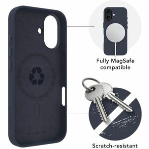 dbramante1928 ApS Roskilde Case for Apple iPhone 17 Smartphone - Deep Water - Soft-touch - Stain Resistant, Scratch Resist