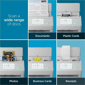 Ricoh ScanSnap iX2500 Large Format ADF/Manual Feed Scanner - 600 dpi Optical - White - 45 ppm (Mono) - 45 ppm (Color) - Co